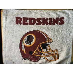 Washington Redskins Rally Hand Towel NFL Football Memorabilia 🏈 Burgundy/ White